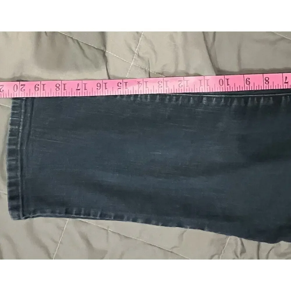 Croft & Barrow Blue Denim Classic Fit Straight Leg Capris, size 12